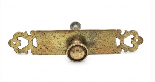 Bright brass door - door, pull