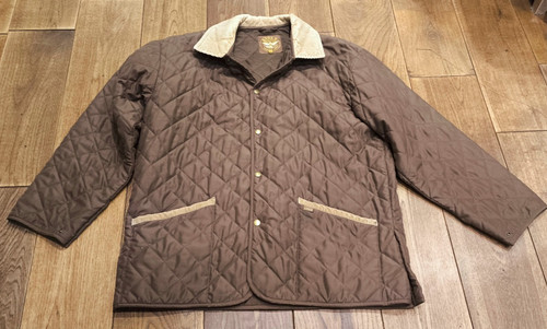 Aigle brown quilted - , corduroy