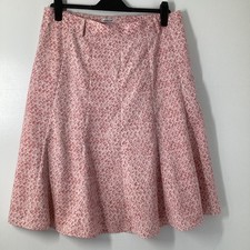 Damart Pink Patterned Skirt