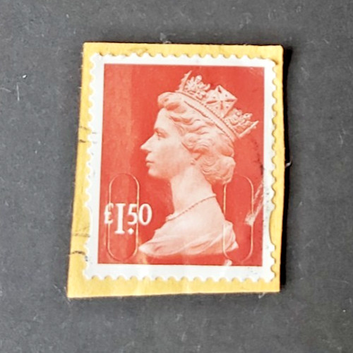 Security machin 50 - £1.50, stamp