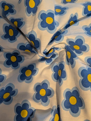 Vintage floral fabric - vintage, 60s