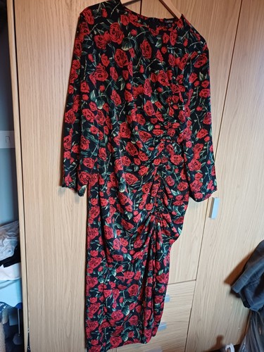 Boohoo black red - boohoo, floral