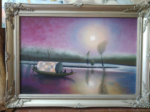 Original oil paintings - paintings, on