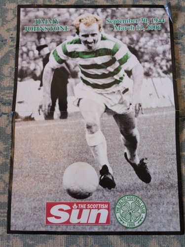 Jimmy johnston memorial poster - johnston,