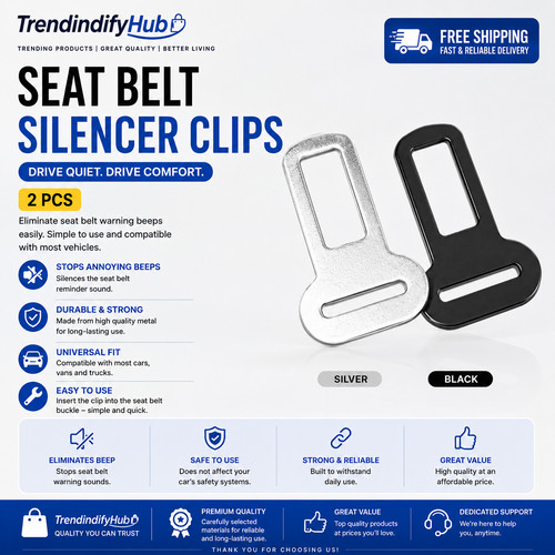 Car seat belt clip buckle - belt, 2