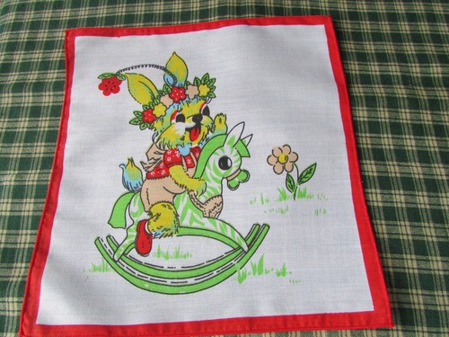 Vintage retro handkerchief - vintage,