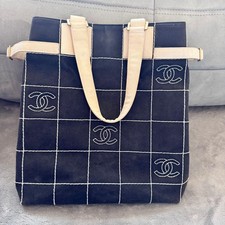 CHANEL Chocolate Bar Tote Bag
