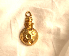 Dior vintage gold plated Dolce vita perfume pendant.