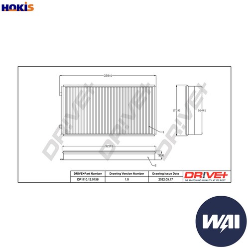 Filter cabin air - filter,