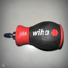 Wiha 33740 Stubby Compact MIni Magnetic 1/4" Screwdriver + Pozi 