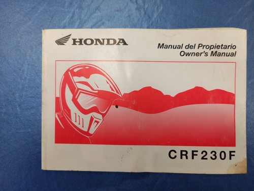 Honda crf230f manual - crf230f,