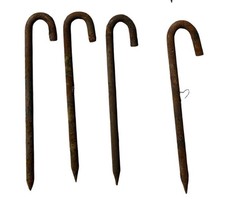 British Army heavy duty tent pegs - pole