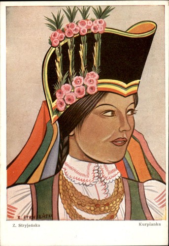 Polish kurpianka folk costume - kurpianka,