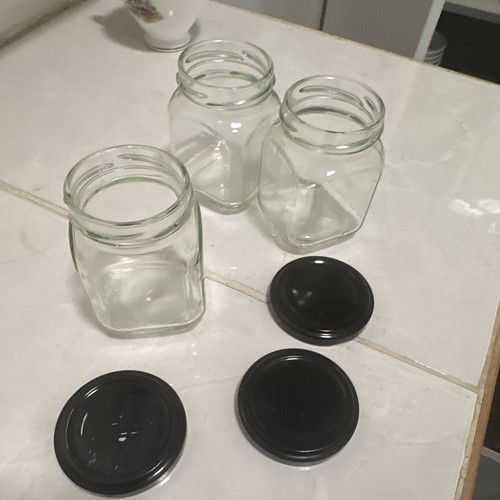 Set square clear glass - set, of