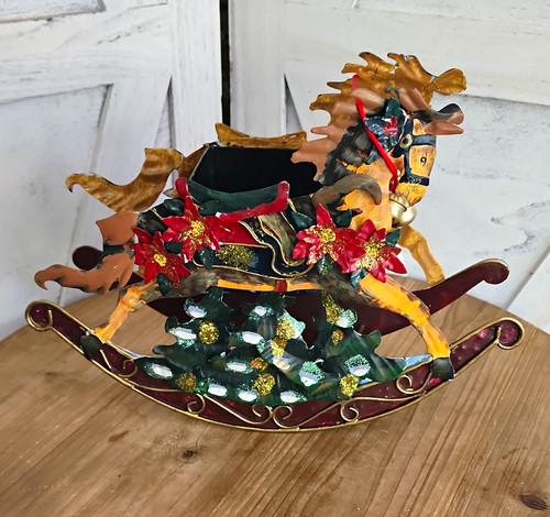 Vintage metal christmas - vintage,