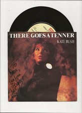 Kate Bush SIGNED There Goes A Tenner 7" Vinyl Record Single JSA COA Autographed