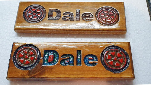 Dale personalised wooden - 2,