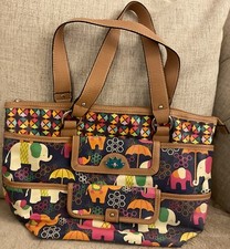 Lilly Bloom Elephant Print Bag
