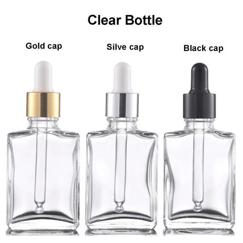 100 30ml flat clear - 100/30ml, glass