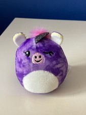Squishville Squishmallows Mini figure 2” RARE cute Helena the purple Penguin