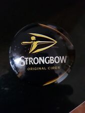 STRONGBOW CIDER ROUND FONT BADGE GOOD USED CONDITION