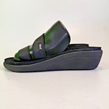 Teva Voya Loma Wedge Sandals Sliders Black UK Women's size 4.5 Rare Samples NEW