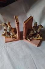Pair Of Resin Horse Bookends
