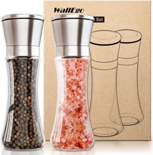 2Pcs Salt Pepper Grinder Set