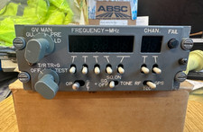 Tornado Aircraft Radio Control Panel. NSN: 5821-15-162-0702. P/N: RAC-0410/01.