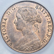 1862 Halfpenny (CGS UNC 82) -