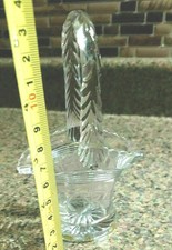 Crystal Clear Glass Basket