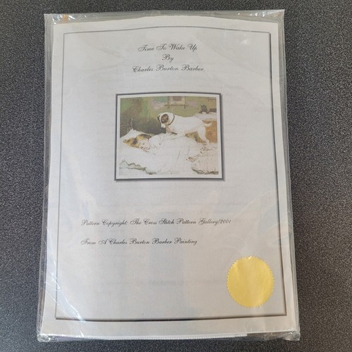 Time wake cross stitch - to,