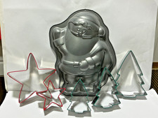 Santa Metal  Cake Tin &