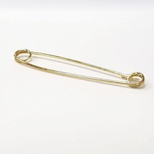 Traditional Plain Stock Pin - Gold