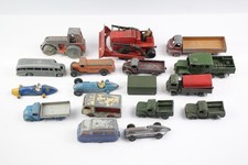  Dinky Toys Tin Bottom Diecast Collection Inc Bulldozer Military Etc Job Lot