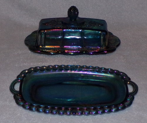 Harvest grape butter dish with - grape,