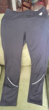 Crivit Ladies Lycra Leggings.  Black Size 10
