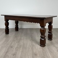 Antique 19th Century Refractory Style Dining Table In Oak ( REF AF-3774 )
