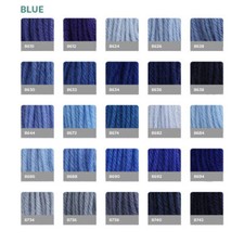 Anchor Tapisserie Needlepoint Tapestry Wool - Blue Shades - 10m (8610 - 8964)