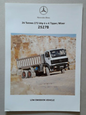 Mercedes-Benz 2527B 6x4 Tipper / Mixer Brochure 1994