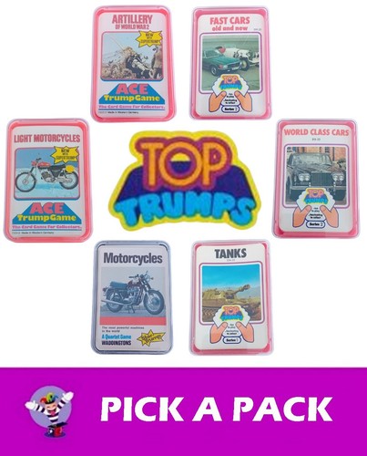 Top trumps vintage card games - top,