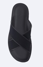 Male Fabric Crossover Sandals