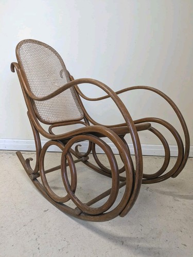 Antique bentwood rocking chair - bentwood,