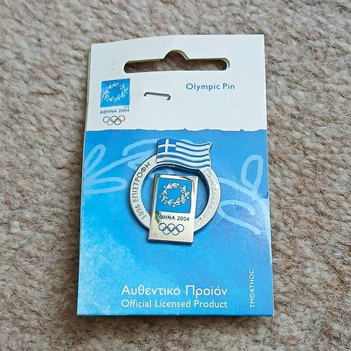 Athens 2004 olympic pin greek - 2004,
