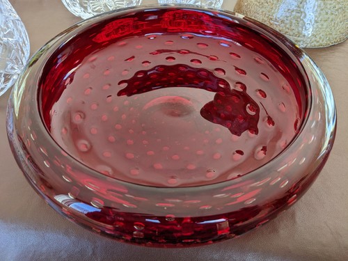 Whitefriars ruby red 24cm - whitefriars,