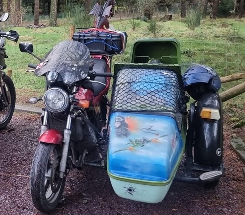 Kawasaki sidecar outfit - sidecar,