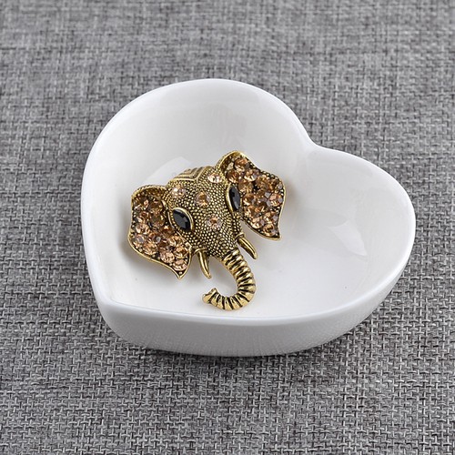 Vintage elephant brooch pin - elephant,