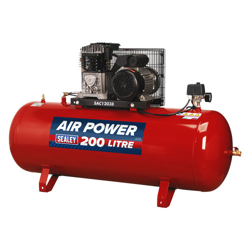 Sealey air compressor 200l - sealey,