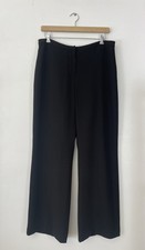 Chesca Black Wide Leg Trousers