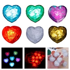 12pcs Glowing Heart Ice Cubes